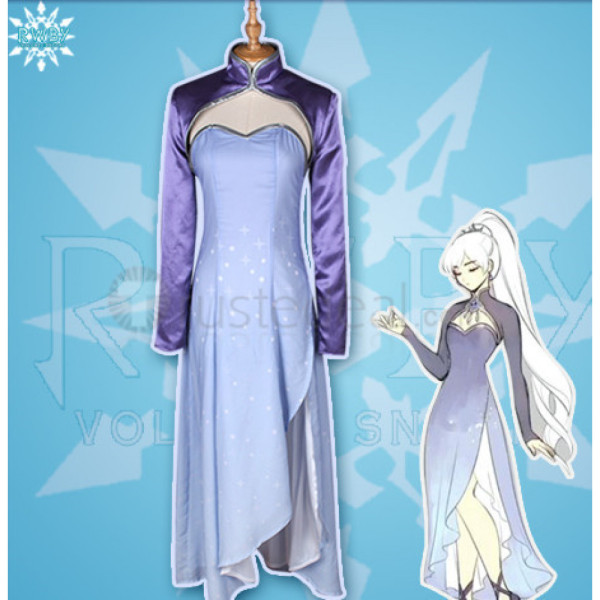 RWBY Season 4 Weiss Schnee Timeskip Long Cosplay Costume