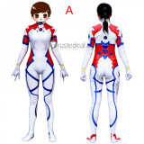 Overwatch D.Va Taegeukgi B.Va Skins Body Suit Spandex Zentai Cosplay Costume