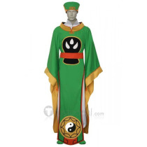 Cardcaptor Sakura Li Syaoran Green Battle Robe Cosplay Costume
