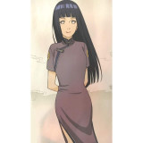 Naruto Chinese Dress Cheongsam Sasuke Sakura Hinata Tsunade Cosplay Costumes