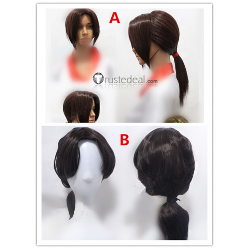 Assassin's Creed Ezio Auditore Da Firenze Brown Pigtail Cosplay Wigs