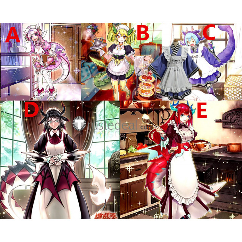 YuGiOh Dragonmaid Nurse Laundry Kitchen Parlor Chamber House Maid ...