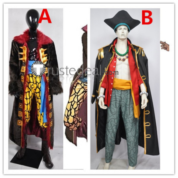 One Piece Marshall·D·Teach Blackbeard Pirates Eustass Kid Cosplay Costumes