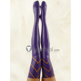 Purple Natural Latex Stockings
