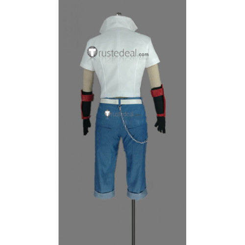 RWBY Sun Wukong White and Blue Cosplay Costume