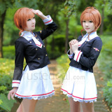 Cardcaptor Sakura Kinomoto Sakura School Uniform Cosplay Costume