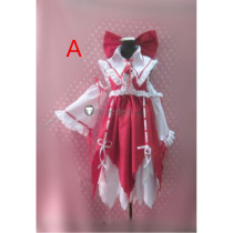 Touhou ALICE in Wonderland Hakurei Reimu Cosplay Costume