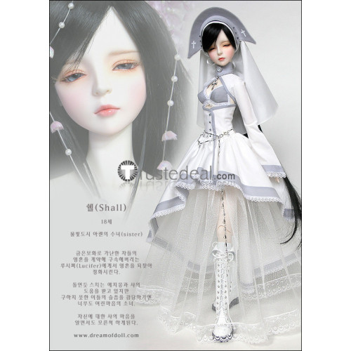 Dream of Doll DOD Doll Tender Shall White Dress Cosplay Costume