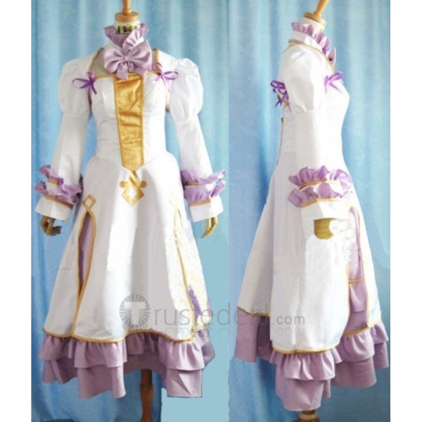 Pandora Hearts B-rabbit Alice White Purple Cosplay Costume