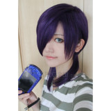 The Devil Is A Part Timer Hataraku Maou sama Lucifer Purple Cosplay Wig