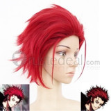 K Project Suou Mikoto Wine Red Cosplay Wigs