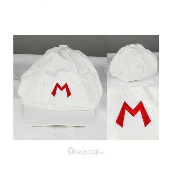 Super Mario White Sunbonnet Cosplay Hats