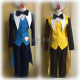Reverse Falls Bill Will Cipher Blue Yellow Cosplay Costumes