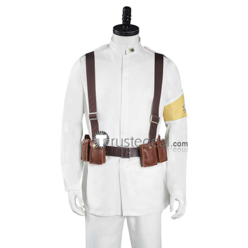 AOT Shingeki no Kyojin Attack on Titan Final Season Marley Gabi Colt Falco White Military Uniform Cosplay Costume