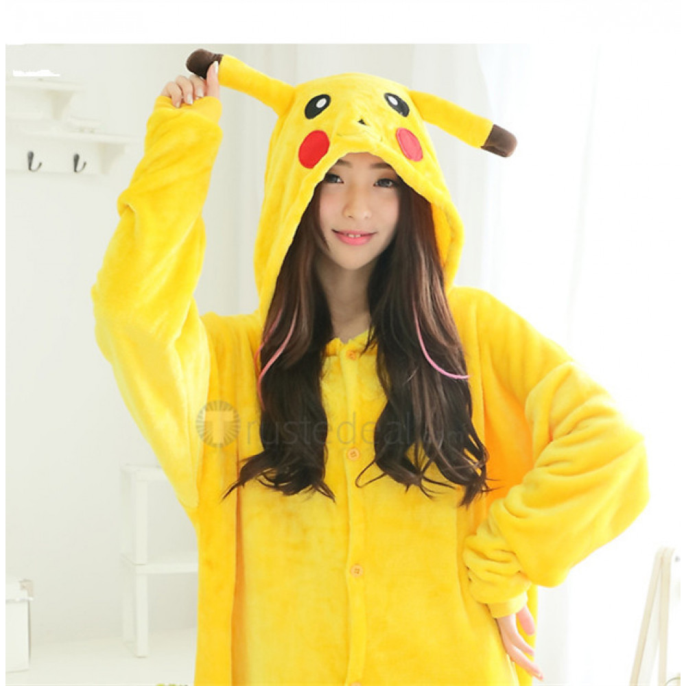 Pokemon Pikachu Onesie Kigurumi Pajamas