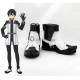 Sword Art Online Ordinal Scale Kirigaya Kazuto Kirito White Black Cosplay Shoes