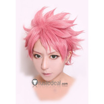 Fairy Tail Natsu Dragneel Pink Cosplay Wig