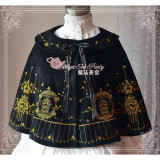 Magic Tea Party Warm Embroidery Lolita Cape