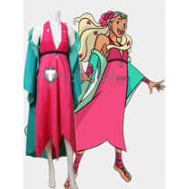 She Ra Princesses of Power Princess Perfuma Green Pink Cosplay Costume