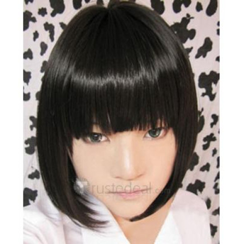 Hikaru no Go Akira Toya Black Green Cosplay Wig