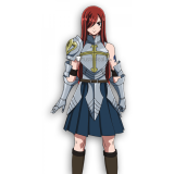 Fairy Tail Dragon Cry Erza Scarlet Cosplay Costume