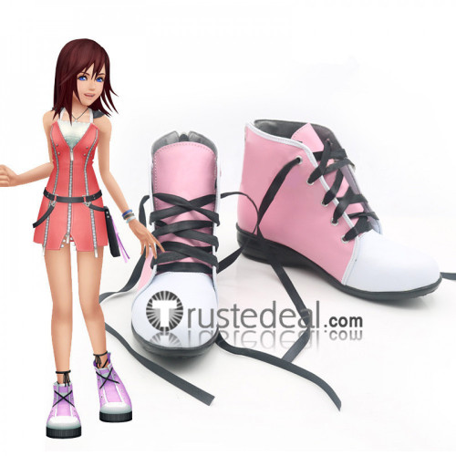 Kingdom Hearts 2 Kairi Pink Cosplay Shoes Boots