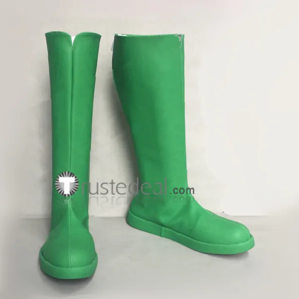 Tokyo Mew Mew Lettuce Retasu Midorikawa Green Cosplay Boots Shoes