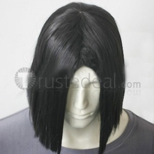 Bleach Ayasegawa Yumichika Black Purple Cosplay Wigs