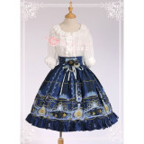 Magic Tea Party Angel Fish Printed Lolita Skirt