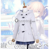 Fate Grand Order Shielder Mashu Matthew Kyrielite Daily White Coat Cosplay Costume
