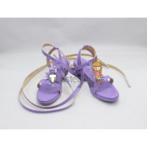 The Idolmaster Cinderella Girls Anzu Futaba Light Purple Cosplay Shoes