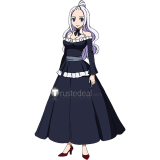 Fairy Tail Mirajane Strauss Blue Dress Cosplay Costumes