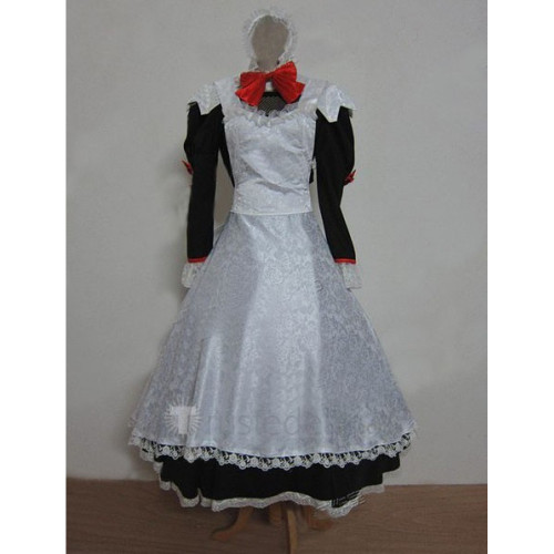 Shining Hearts Rouna Maid Cosplay Costume