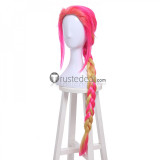 Nanbaka Uno Liang Pink Blonde Black Cosplay Wigs