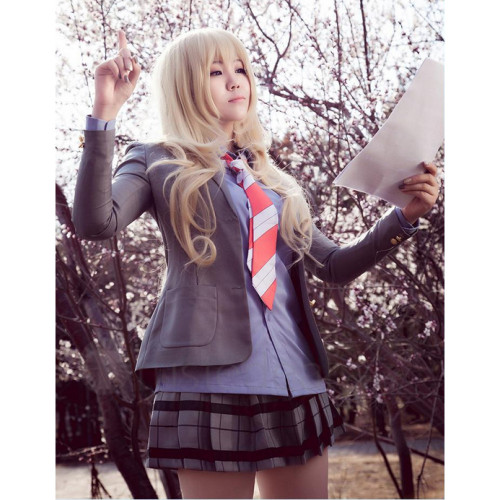 Your Lie in April Kaori Miyazono School Girl Uniform Cosplay Costume