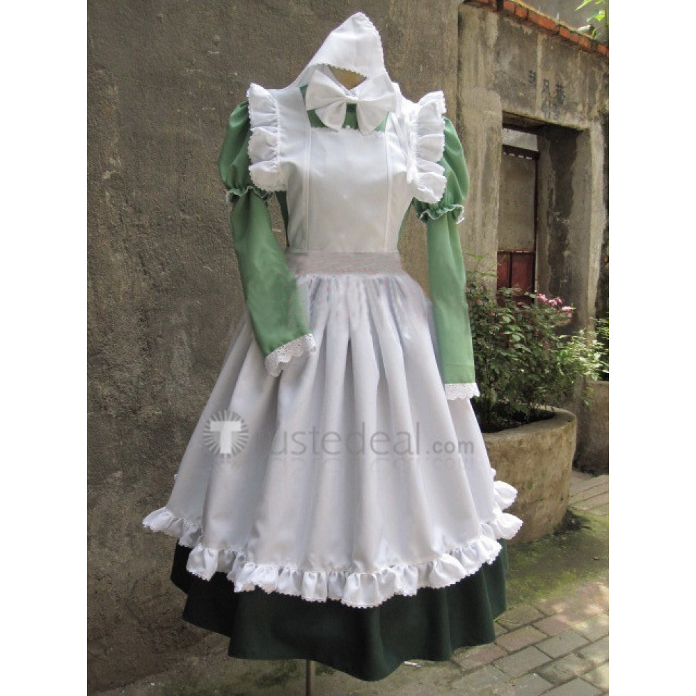 Hetalia Axis Powers Hungary Little Elizaveta Green White Maid Cosplay hetalia-axis-powers-hungary-little-elizaveta-green-white-maid-cosplay