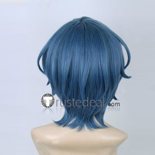 Starry Sky Mizushima Iku Deep Blue Cosplay Wig