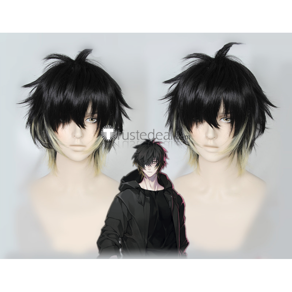 Rebuild World Anime Akira Black Cosplay Wig