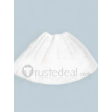 Cotton White Sleeveless Ruffle Bow Lolita Dress(CX404)