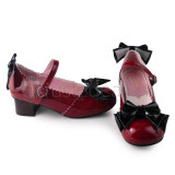 Top and Back Double Bows Lolita Shoes