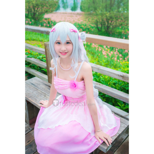 Eromanga Sensei Manga 10th Anniversary Sagiri Izumi Pink Gown Cosplay Costume