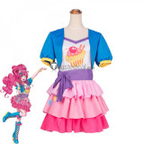 My Little Pony Friendship Is Magic Pinkie Pie Blue Pink Cosplay Costume