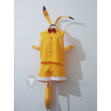 Pokemon Pikachu Gijinka Yellow Suit Cosplay Costume
