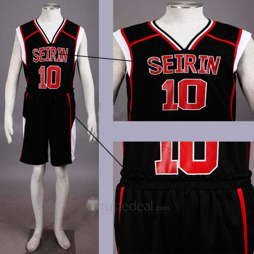 Kurokos Basketball Seirin Kagami Taiga Black Uniform Cosplay Costume