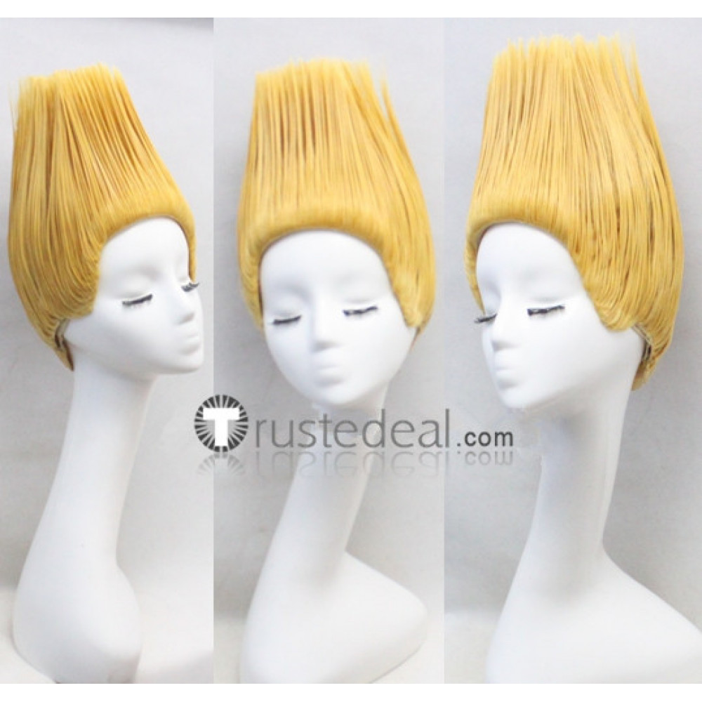 Street Fighter Guile Golden Cosplay Wig