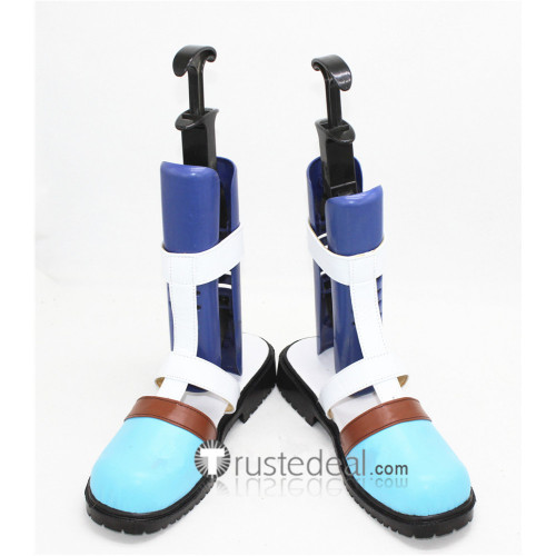Hyperdimension Neptunia Lowee Blanc Blue Cosplay Shoes