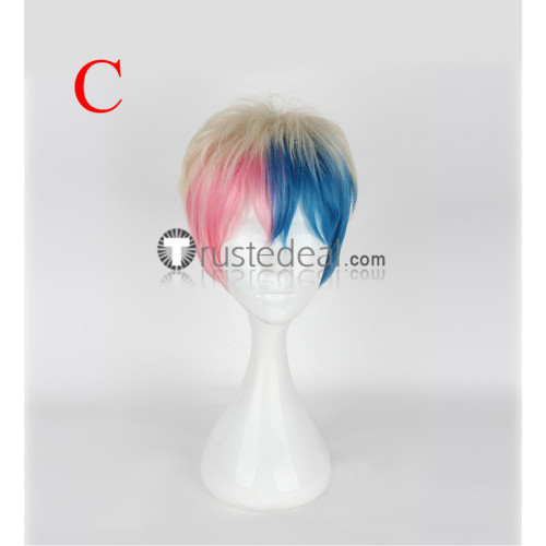 Suicide Squad Harley Quinn Genderbend Male Cosplay Wigs
