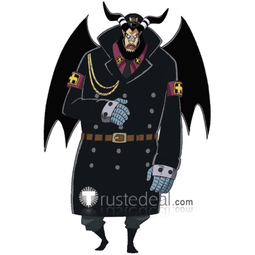 One Piece Shiliew Shiryu of the Rain Pirates Magellan Cosplay Costumes