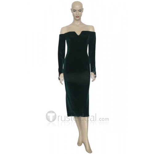 FullMetal Alchemist Lust Black Dress Cosplay Costume