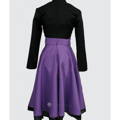 Darker than BLACK Yin Black Purple Cosplay Costume 1